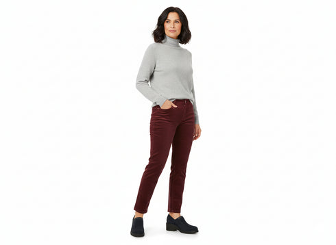 Melluso Mocassino Comfort Blu Navy in Camoscio con Tacco e Borchie - Outfit Abbinamento Stile